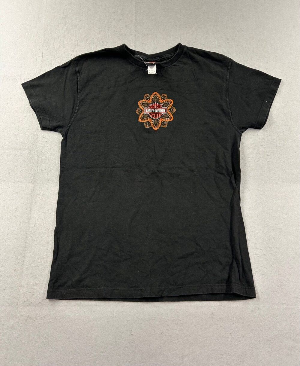 Harley Davidson Daytona Beach Graphic Shirt Black Large